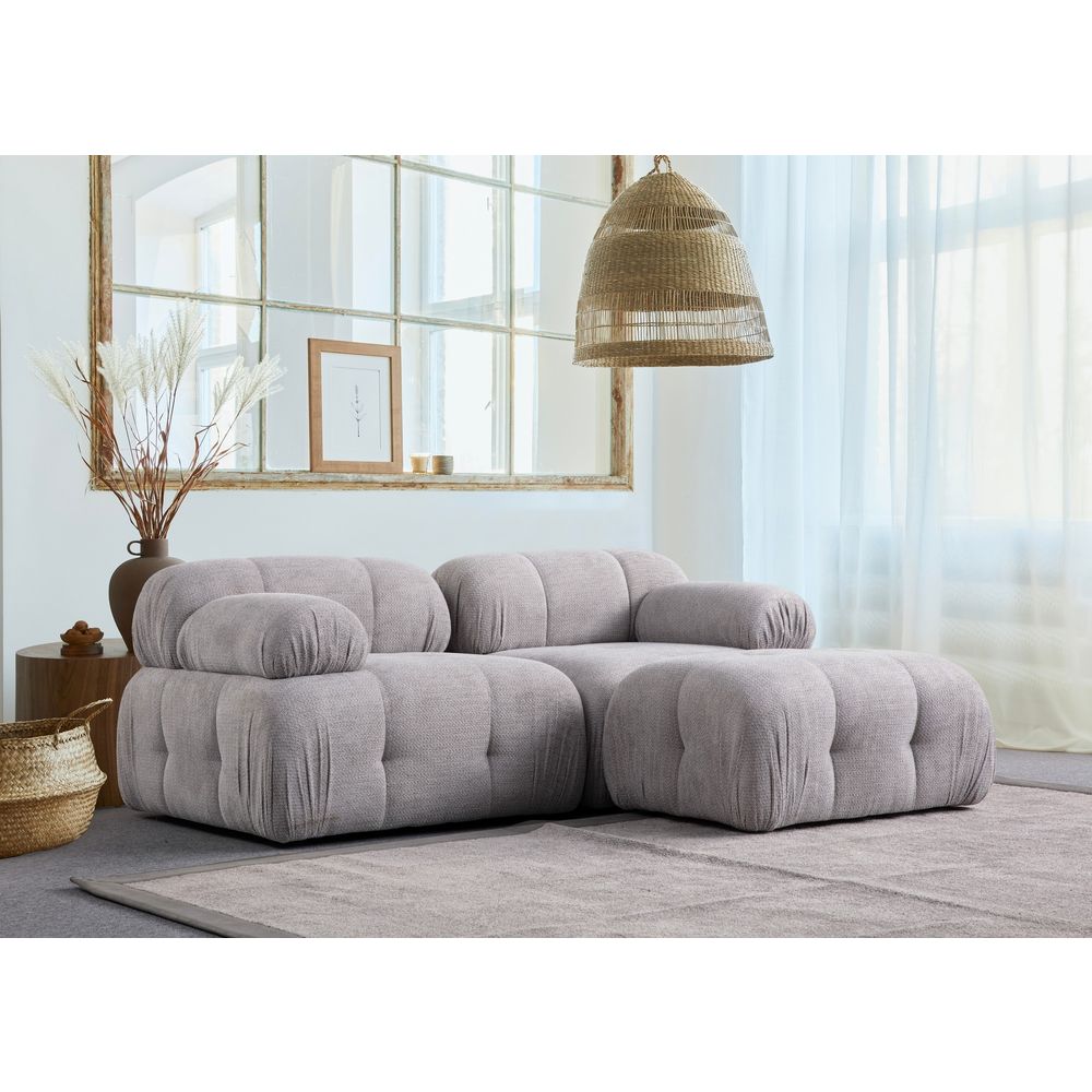 Petite 2 - Svijetlosiva Ugaona Sofa slika 1