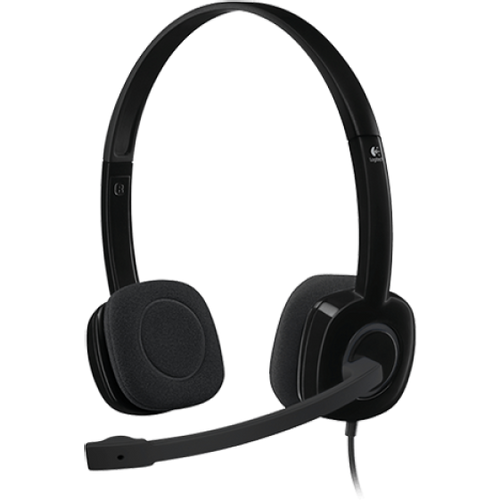 Logitech slušalice sa mikrofonom H151 Stereo Headset On Ear 981-000589 slika 1