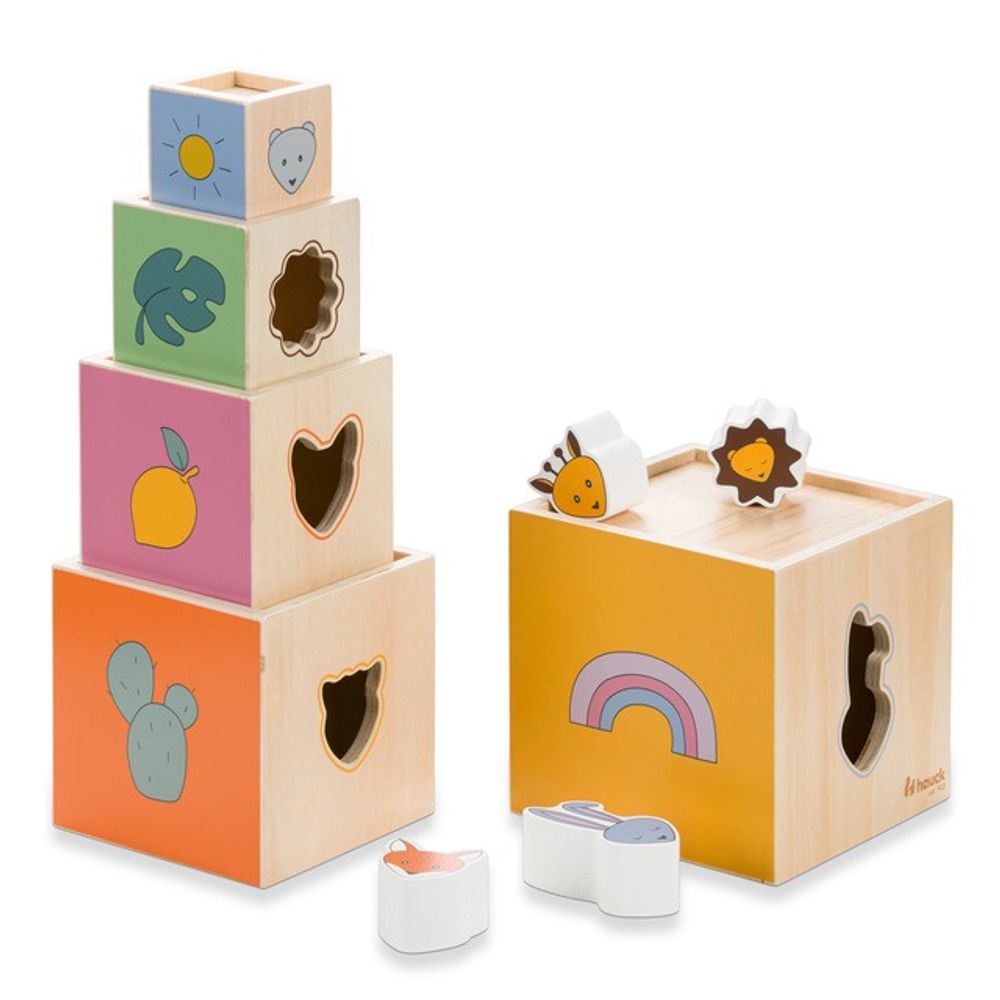 Hauck Drvene kocke za slaganje Stack N Raise slika 1