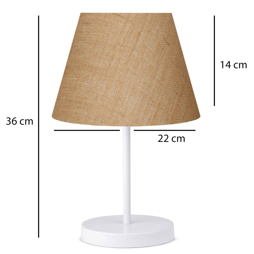 AYD-3120 Krem Bijela Stolna Lampa slika 3