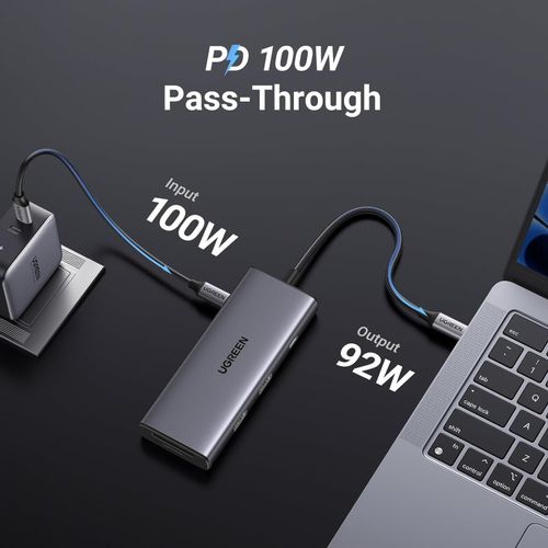 Ugreen 7u1 USB-C Hub (10Gbps USB 3.2, 4K@30Hz HDMI) slika 8