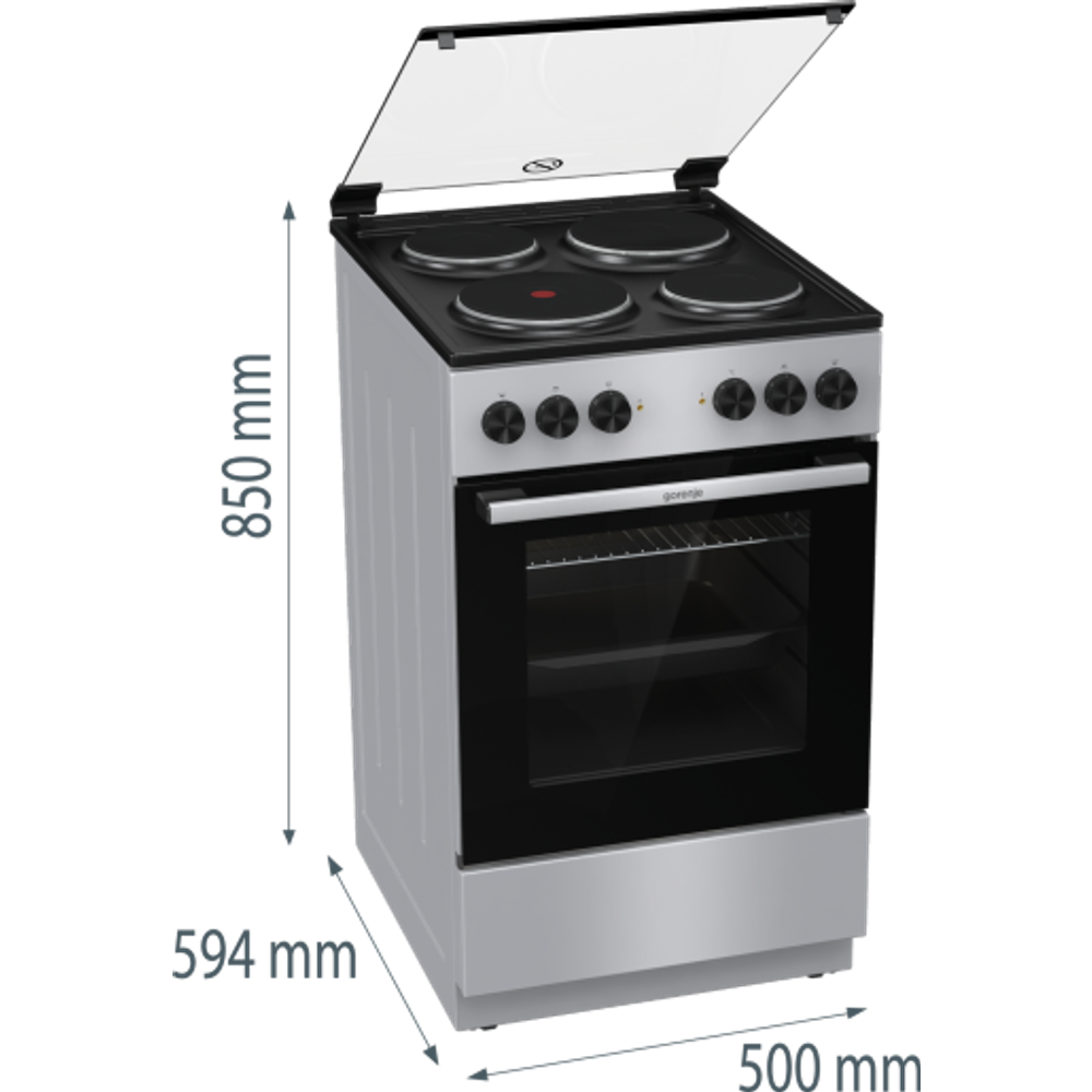 Gorenje Električni šporet GE5A21SH / 68 l slika 3
