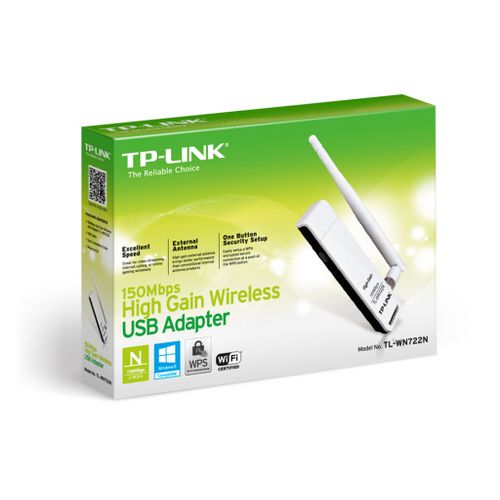 TP-LINK bežični adapter TL-WN722N Wi-Fi N150 150Mbps eksterna antena slika 2