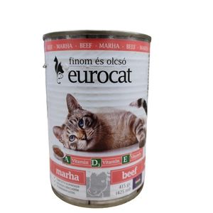 Euro cat konzervirana hrana za odrasle mačke  415G govedina 