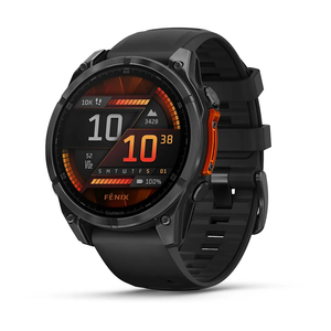 Garmin pametni sat fenix 8 47 mm AMOLED Slate Gray, Black remen