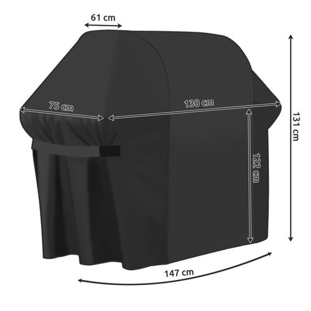 Kaminer Poklopac za vrtni roštilj 147x61x122cm slika 4