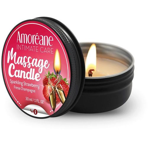 Amoreane masažna svijeća, jagoda slika 2