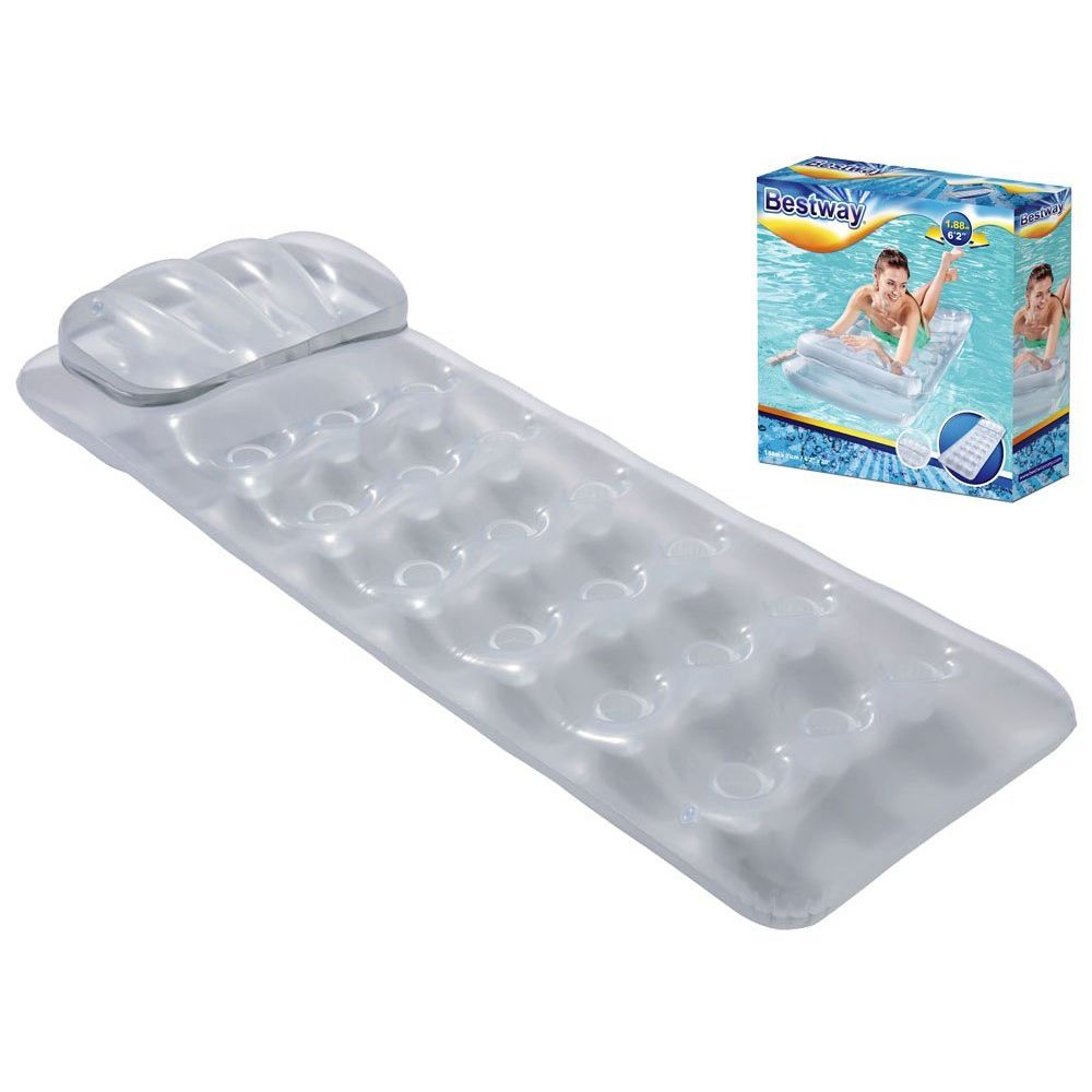 Bestway madrac za plažu na napuhavanje 188x71 cm srebrni 43024 slika 1