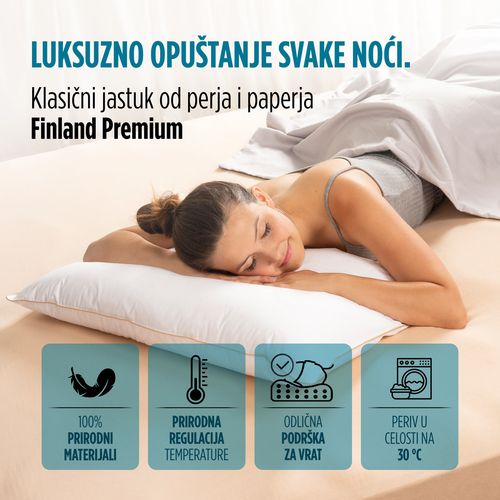 Jastuk od paperja Vitapur Finland Premium slika 3