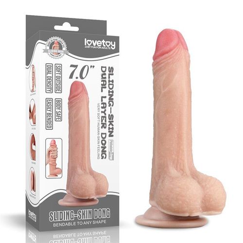 Lovetoy Sliding Skin dildo 17,5cm slika 10