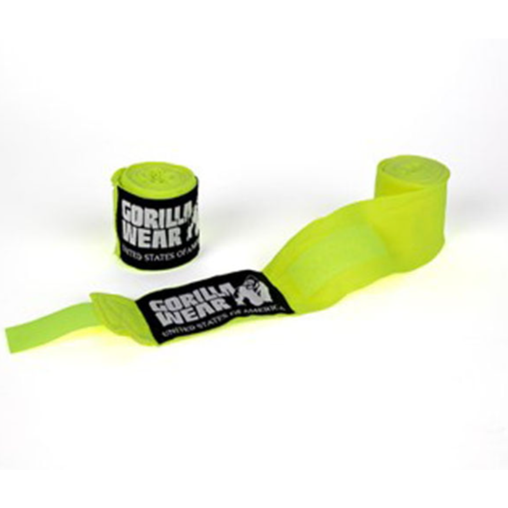 Gorilla Wear Bokserske bandaže - Yellow - 2,5m slika 2
