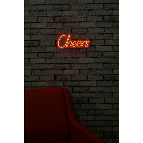 Wallity Ukrasna plastična LED rasvjeta, Cheers - Red slika 2