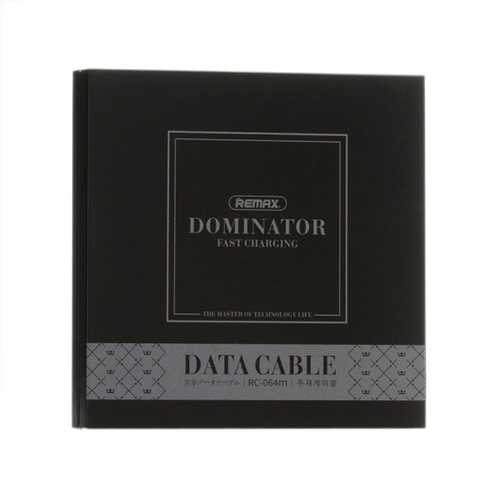 Kabel REMAX Dominator Fast Charging data cable RC-064 Type-C, 1m (srebrna) slika 4