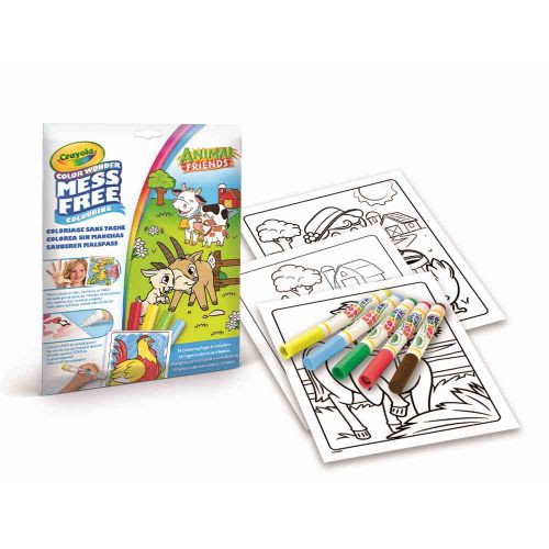 Crayola Bojanka Sa Flomasterima Animal Friends slika 3