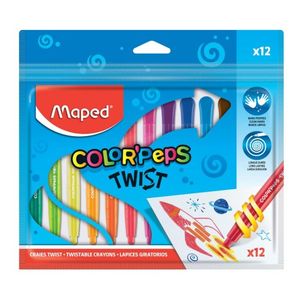 Maped voštane boje Color'Peps Twistable 12/1 s twist mehanizmom