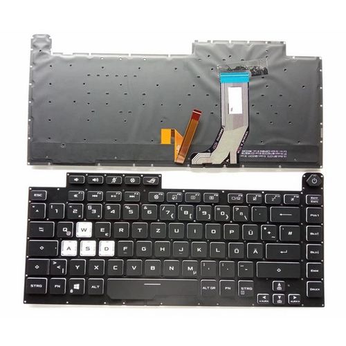 Tastatura za laptop Asus ROG Strix Scar III G512 G531 G532 veliki enter sa pozadinskim osvetljenjem slika 1