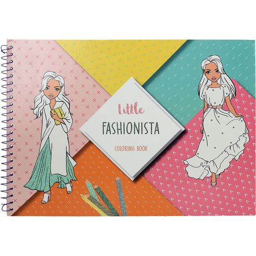 Bojanka za djecu Creative LITTLE FASHIONISTA 75302 slika 2