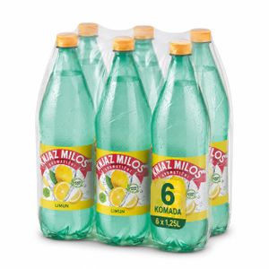 Knjaz Miloš gazirana aromatični limun 6x1,25l
