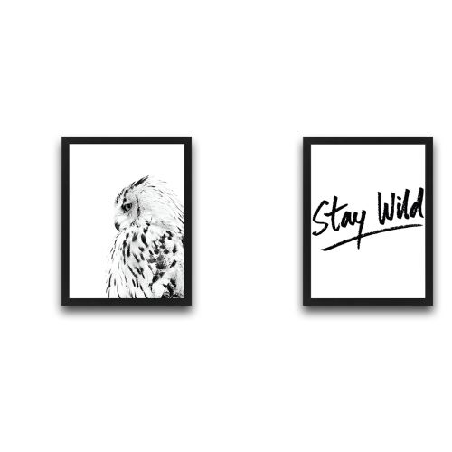 Wallity Uokvirena slika (2 komada), Stay Wild Set 2 slika 2