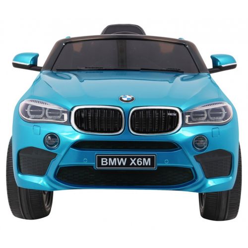 Licencirani auto na akumulator BMW  X6M - plavi/lakirani slika 3