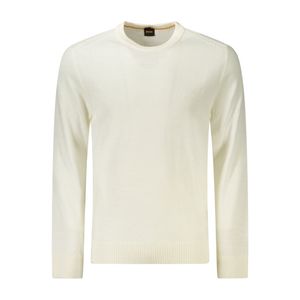 HUGO BOSS MEN'S WHITE SWEATER