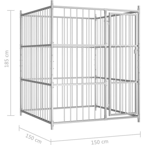 Vanjski kavez za pse 150 x 150 x 185 cm slika 9