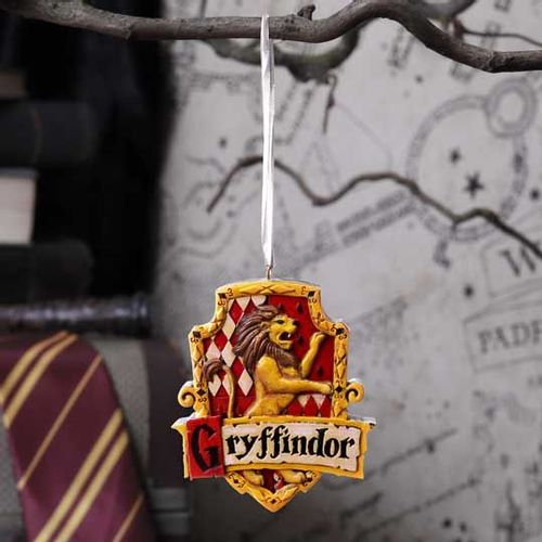 NEMESIS NOW Harry Potter Gryffindor Grb Viseći Ukras 8 cm slika 5