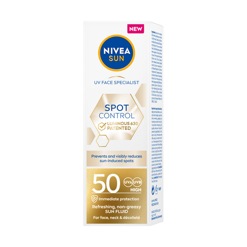 NIVEA SUN luminous spot control fluid za zaštitu kože lica od sunca SPF 50 40 ml slika 3