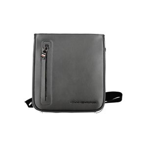 TOMMY HILFIGER MEN'S BLACK SHOULDER BAG