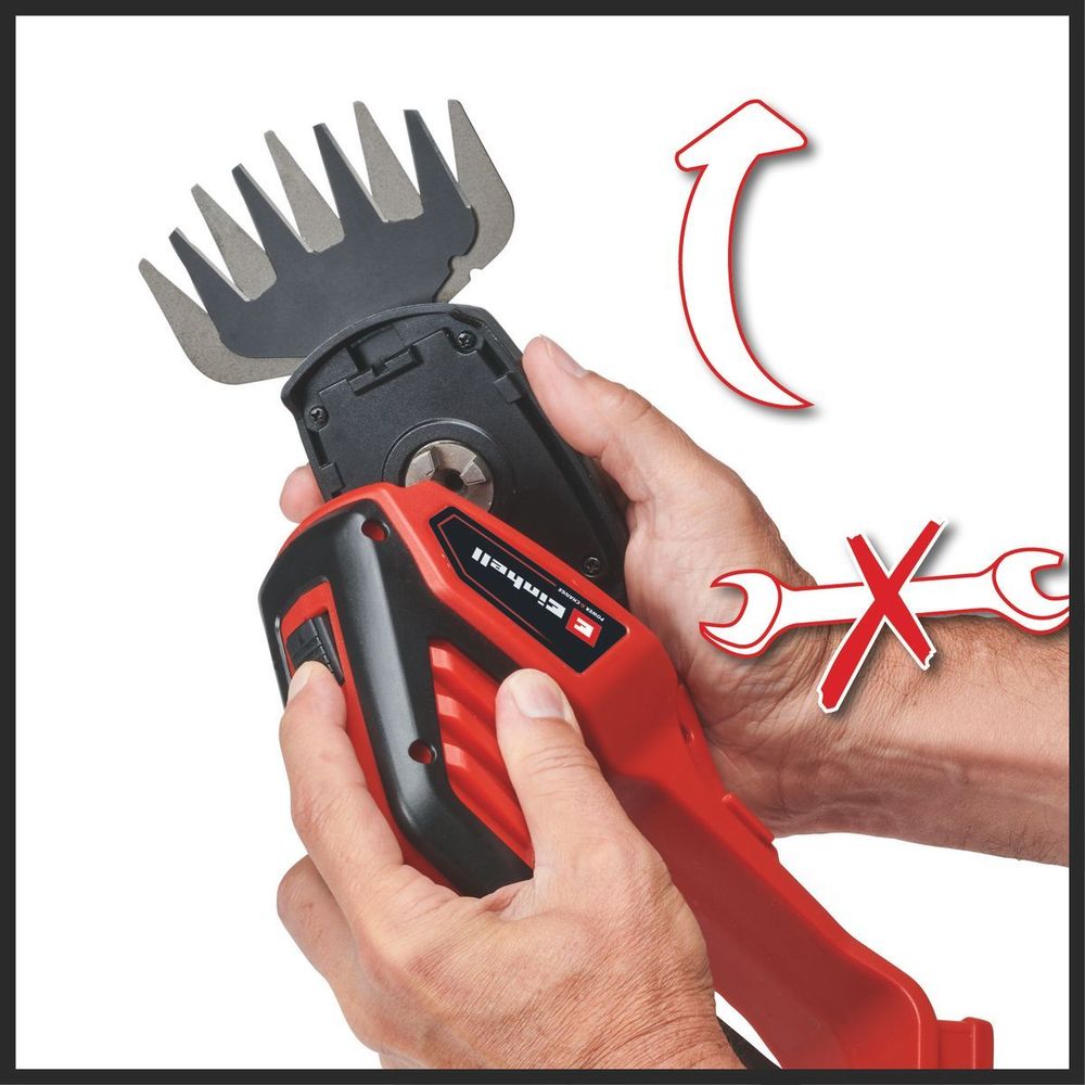 Einhell Akumulatorske makaze GE-CG 18/100 Li-Solo + baterija i punjač slika 4