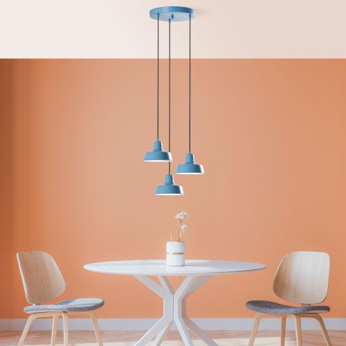 Memati - 181Light Blue - 3 Light Blue Chandelier slika 2