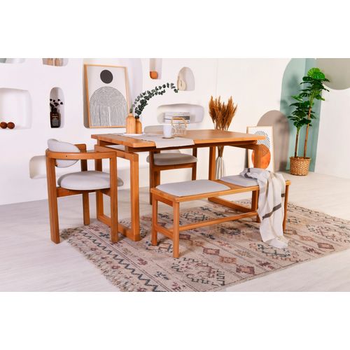 Woody Fashion Set stola i stolica (4 komada), Cheri 2S-1B slika 1