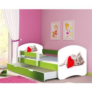 ACMA Dječiji krevet Acma II sa ladicom Green - 160x80cm - Dezen 40