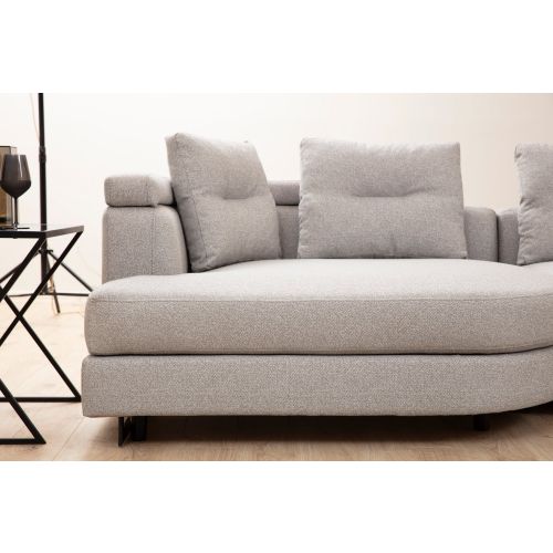 Atelier Del Sofa Padova Corner -2 - Svetlo Siva Ugao Garnitura slika 5