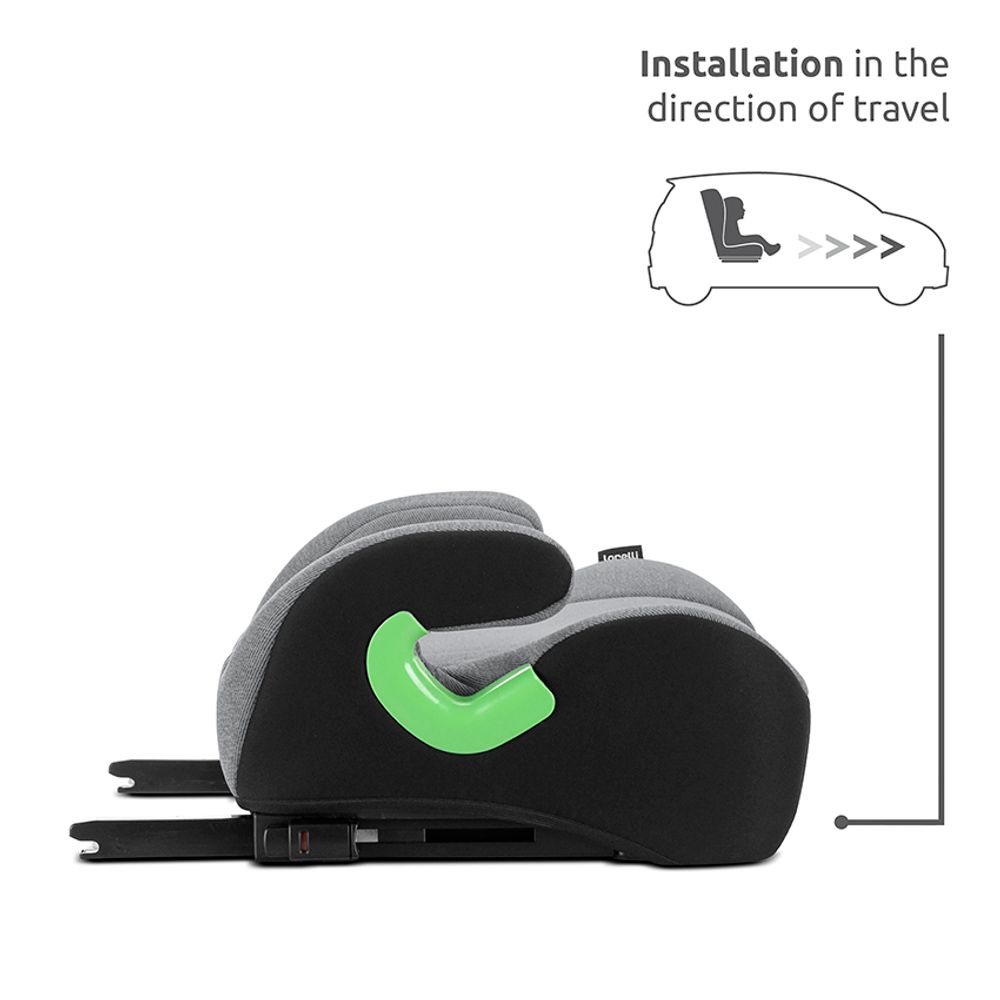Lorelli Autosjedalica Malibu 125-150cm Isofix, Black slika 6