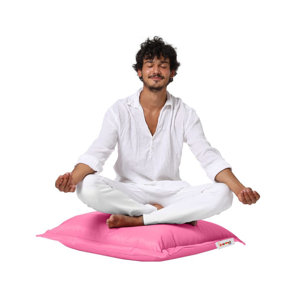 Cushion Pouf 70x70 - Ružičasti Jastučić za Sjedjenje slika 2