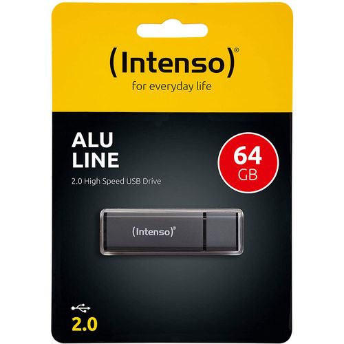 Intenso Alu Line USB stick 64 GB antracit 3521491 USB 2.0 slika 2