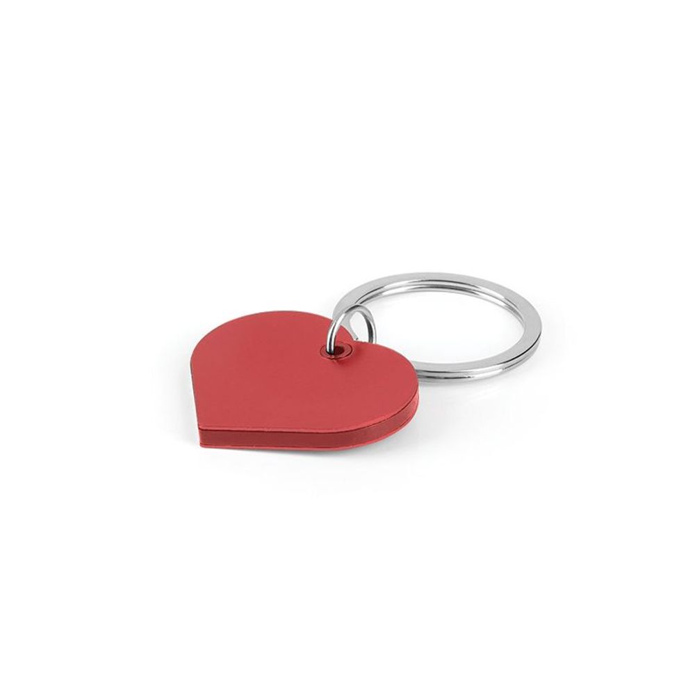 LOVE,metalni privezak za ključeve,crveni slika 1