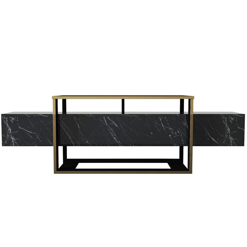 TV Stalak Bianco Black Gold slika 5