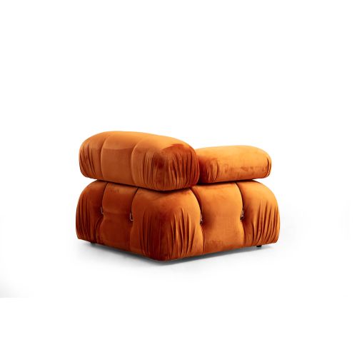 Atelier Del Sofa Kutna garnitura, naranča, Bubble Corner ( L1-O1-1R -Puf) - Orange slika 6