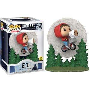 POP figure E.T. The Extra-Terrestrial 40 th Elliott &#38; E.T Flying