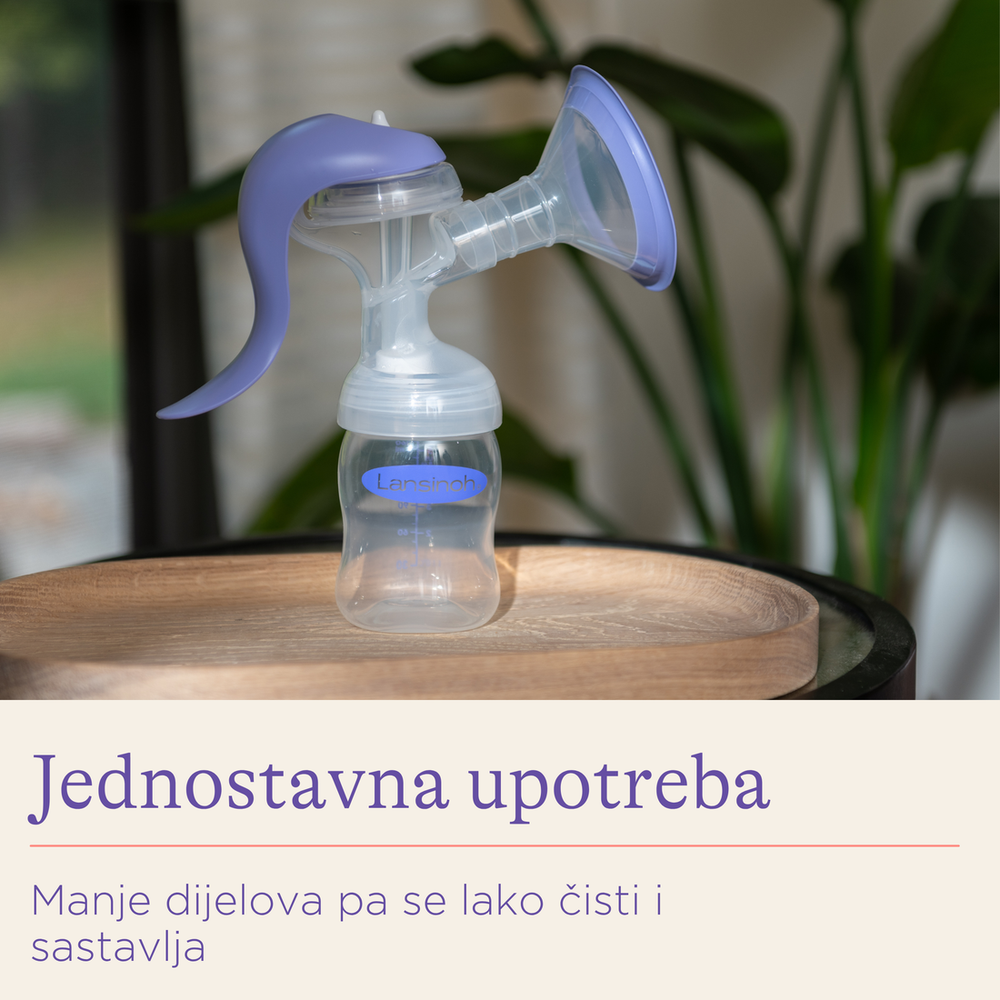 Lansinoh Ručna izdajalica sa flašicom 160ml 0003 slika 5
