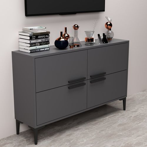 Ctn - Anthracite Anthracite TV Stand slika 2