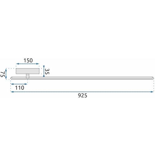 LED ZIDNA SVJETILJKA NEUTRALNA 12W 92CM APP584-1W slika 9