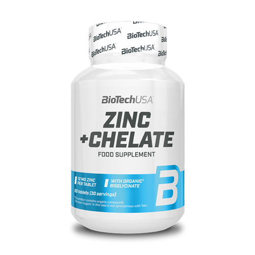 BioTech USA Zinc + Chelate 60 tbl slika 1