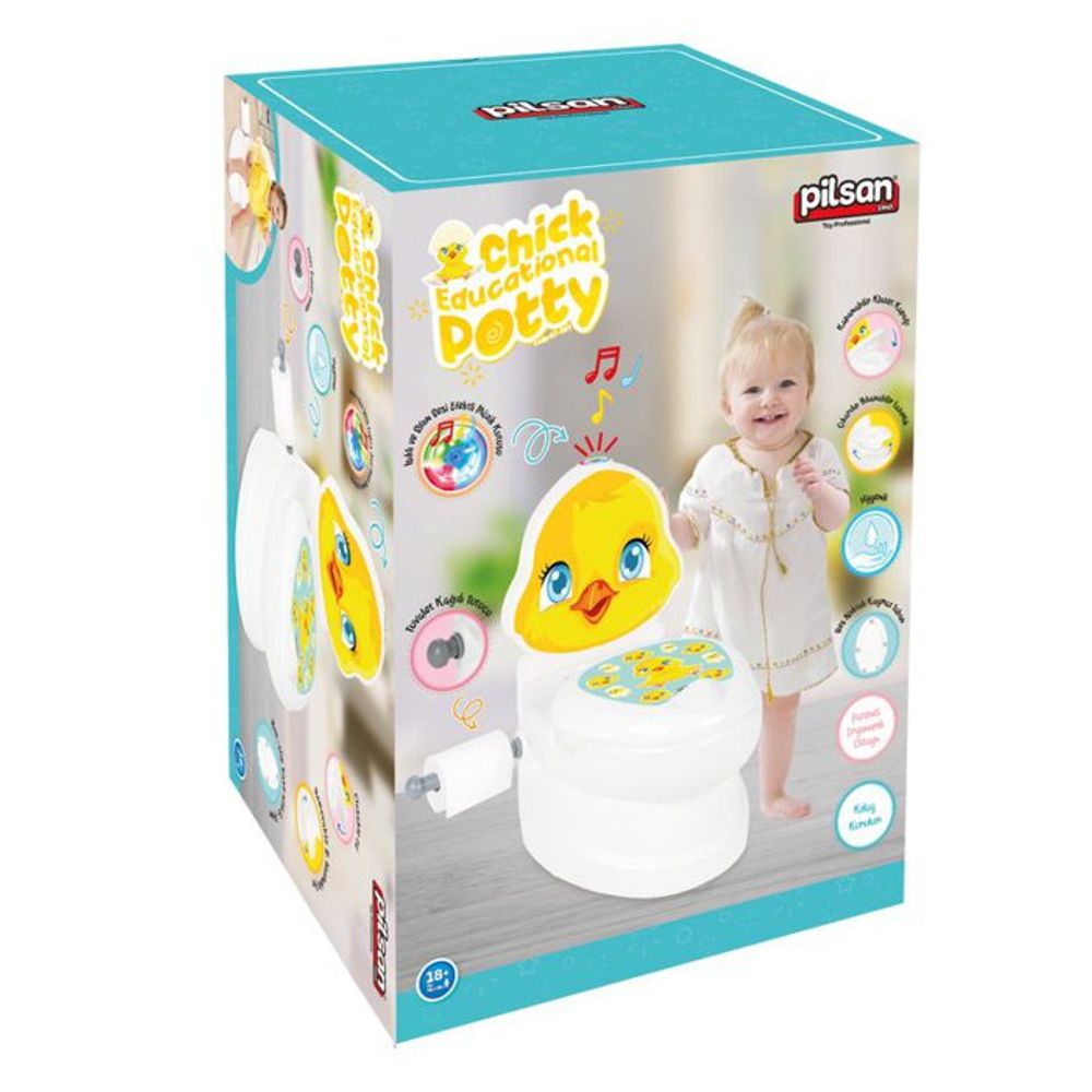 Pilsan Chick Educational Potty - Edukativna tuta Pile slika 3