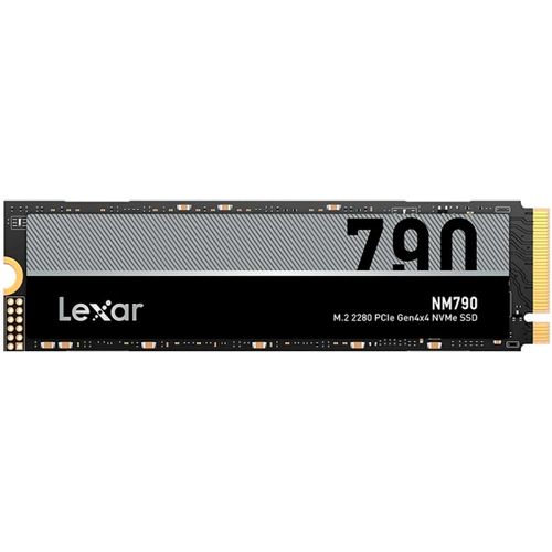 Lexar® NM790 M.2 2280 PCIe Gen 4×4 NVMe SSD 4TB High Speed PCIe Gen 4X4 M.2 NVMe, up to 7400 MB/s read and 6500 MB/s write slika 1