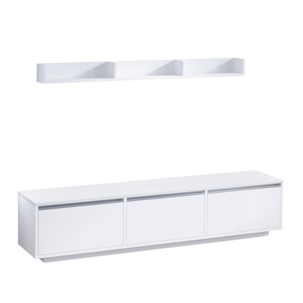 TV Unit Prag - Bijela slika 3