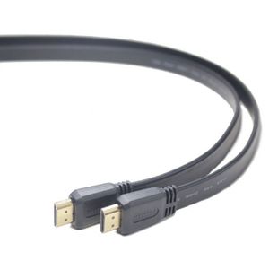 Gembird CC-HDMI4F-6 MONITOR Cable, High Speed HDMI 4K with Ethernet, HDMI/HDMI M/M, Gold Plated, Flat, 1.8m