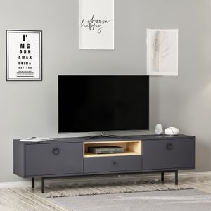 TV Stalak Naturel - Antracit
